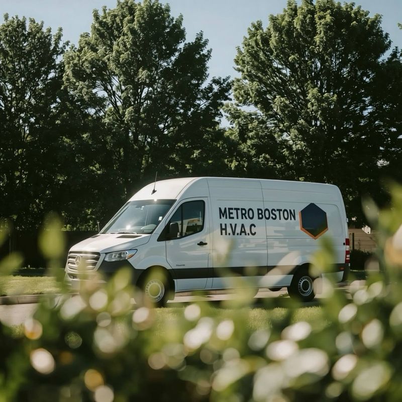 Metro Boston HVAC service van
